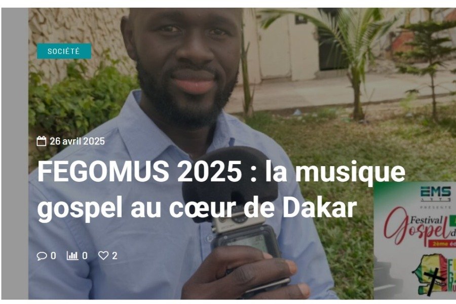 Le Festival Gospel Musique Sénégal (FEGOMUS-SN) revient en force pour sa 2ᵉ édition